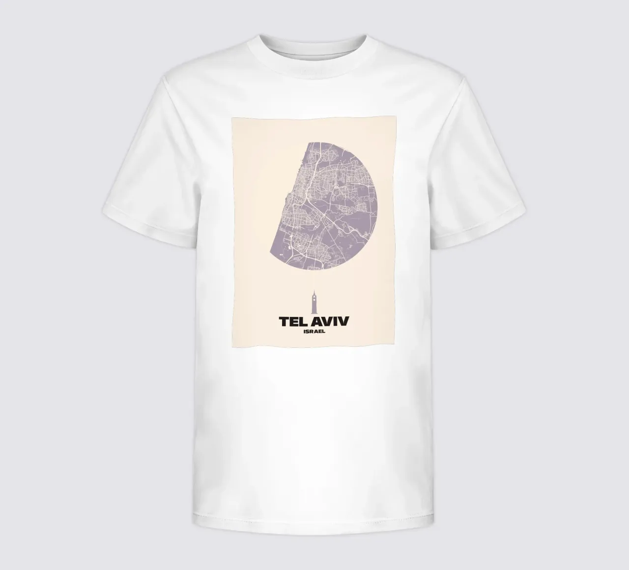 Tel Aviv  Half Circle View - City Circles t-shirt bambini da MOOODZART