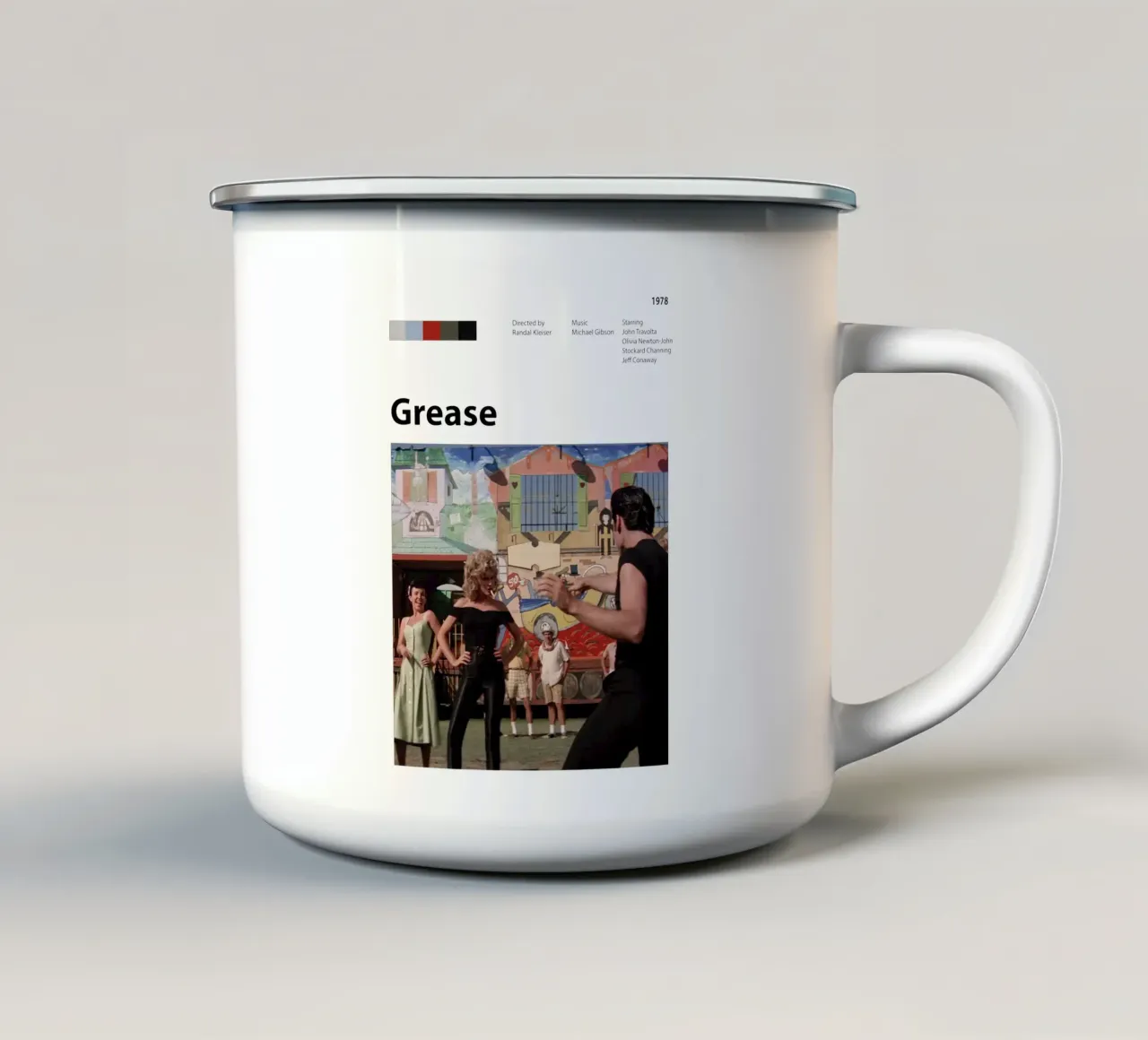 Grasso tazza in smalto da The Movie Wall