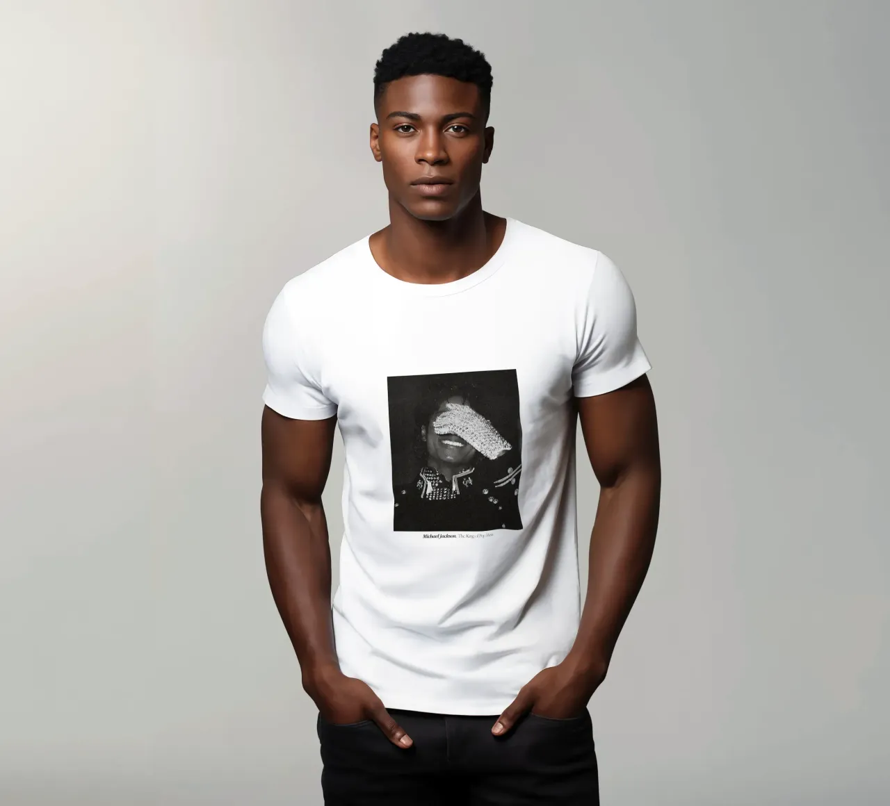The King of Pop Music t-shirt da Attaboy Dsgn