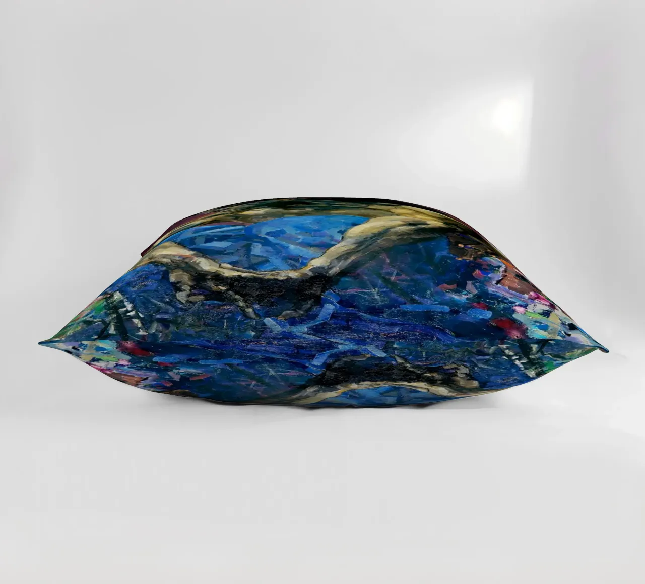Demone seduto (1890) - Mikhail Vrubel Stampa d'arte cuscino da Venus Art