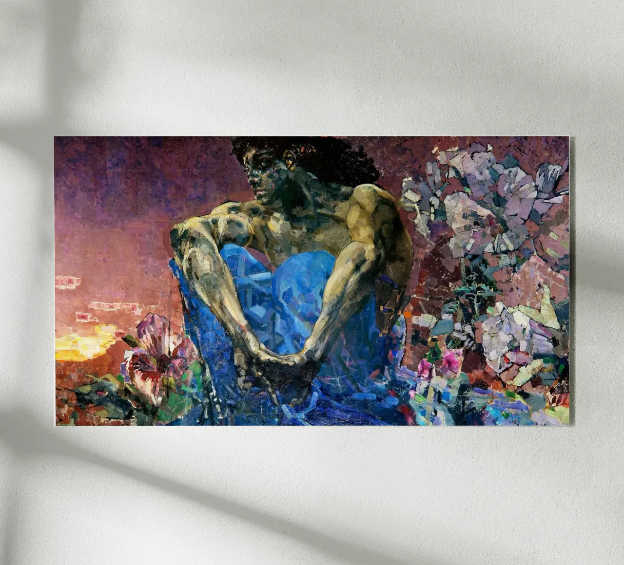 Demonio sentado (1890) - Mikhail Vrubel Art Print metacrilato de Venus Art