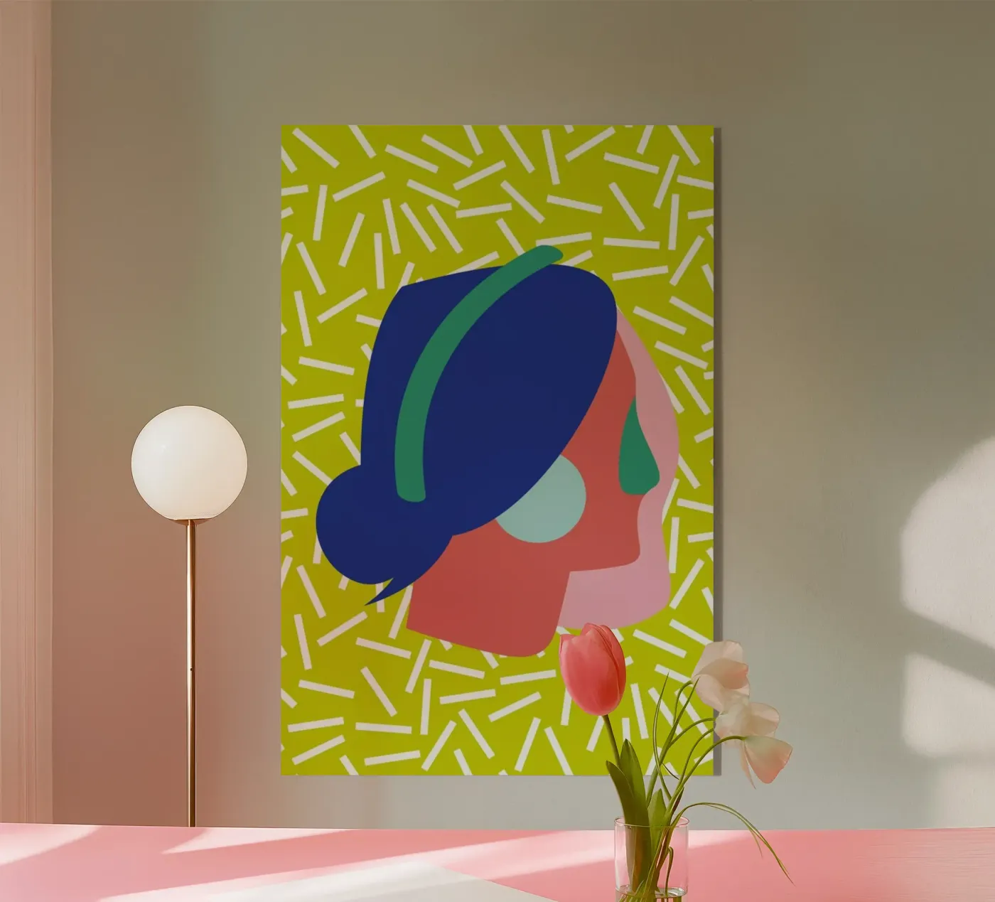 Young Muse acryl van Mariery Young