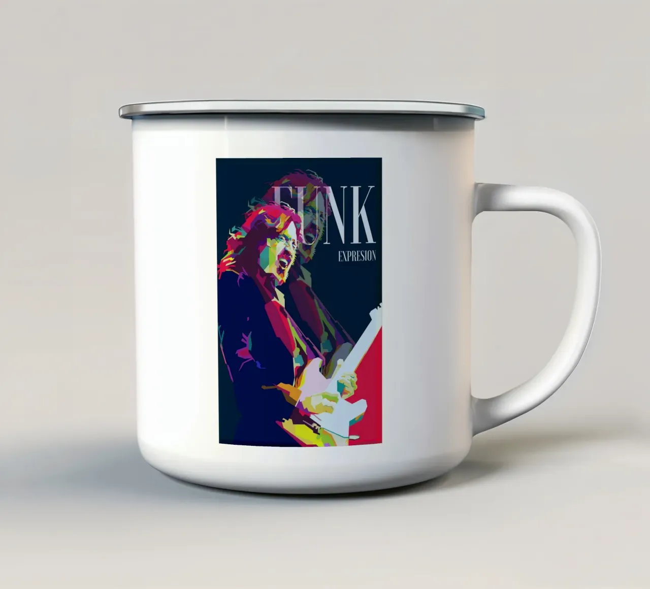 John Frusciante Funk Metal WPAP Trending Now tazza in smalto da Artkreator