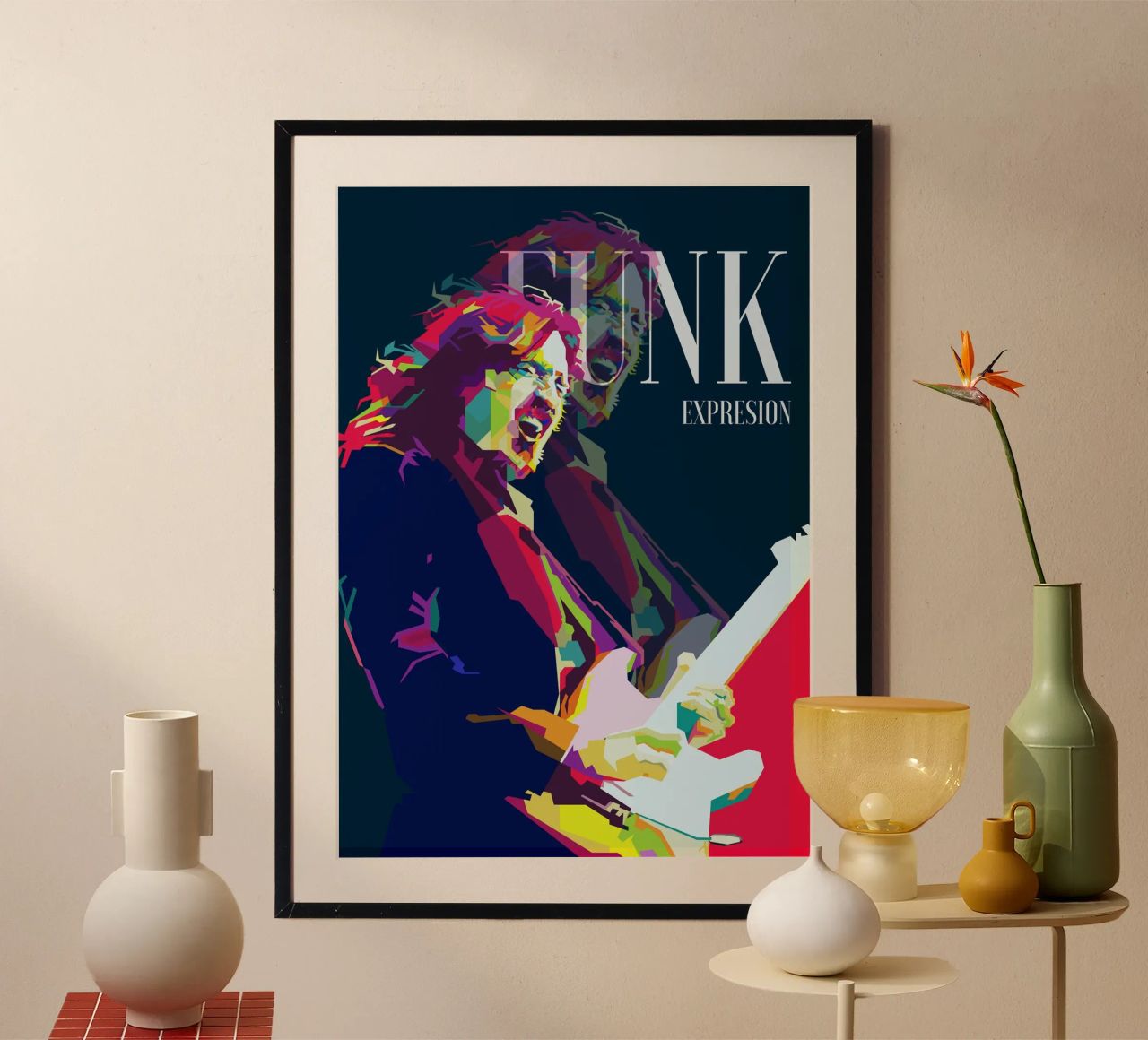 John Frusciante Funk Metal WPAP Trending Now Poster von Artkreator