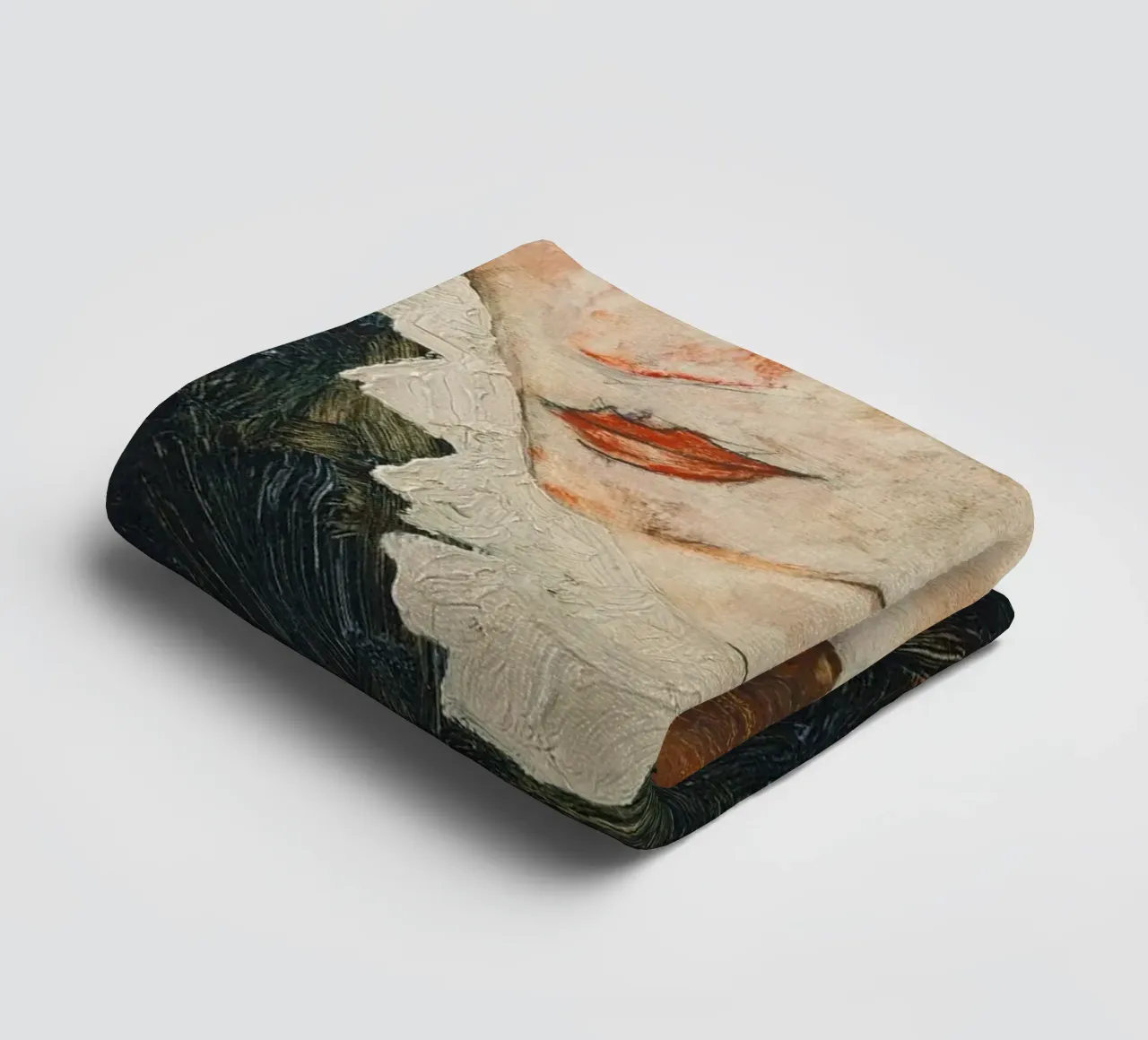 Portrait of Wally Neuzil (1912) - Egon Schiele Art Print asciugamano da bagno da Venus Art