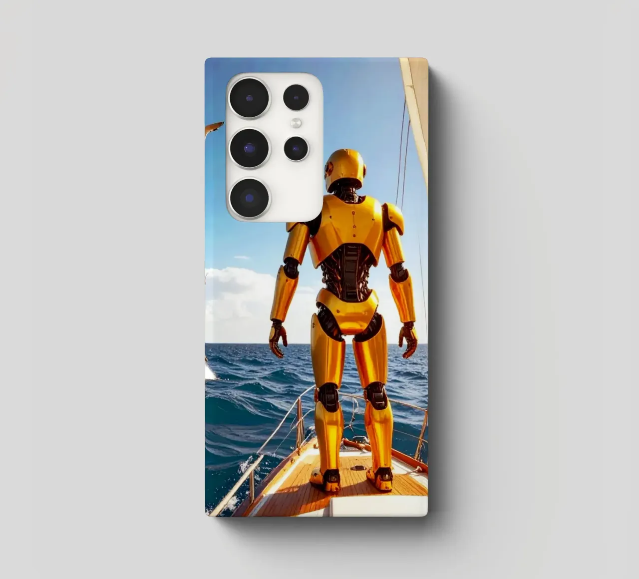 ROBOT SUR UN VOILIER. cover samsung da Thierry vobmann photography