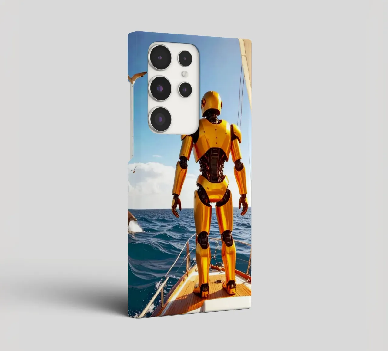 ROBOT SUR UN VOILIER. cover samsung da Thierry vobmann photography