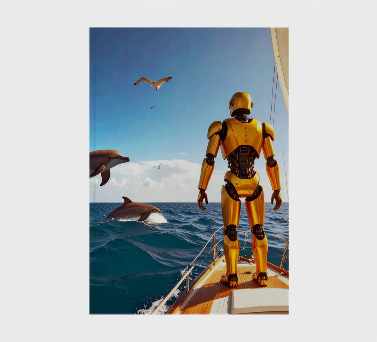 ROBOT SUR UN VOILIER. diario da Thierry vobmann photography