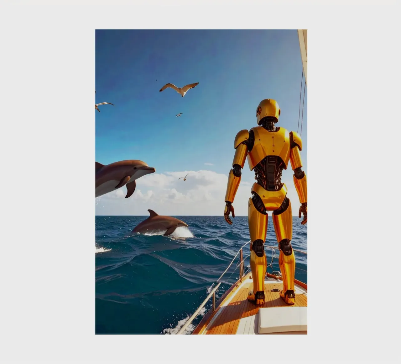 ROBOT SUR UN VOILIER. diario da Thierry vobmann photography