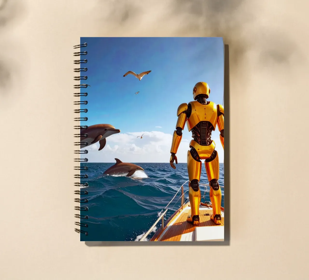 ROBOT SUR UN VOILIER. diario ad anelli da Thierry vobmann photography