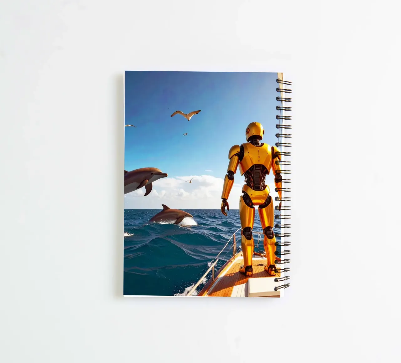 ROBOT SUR UN VOILIER. diario ad anelli da Thierry vobmann photography