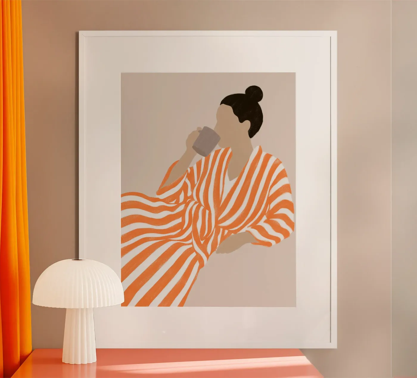 Coffee in Pose poster da artesutileco