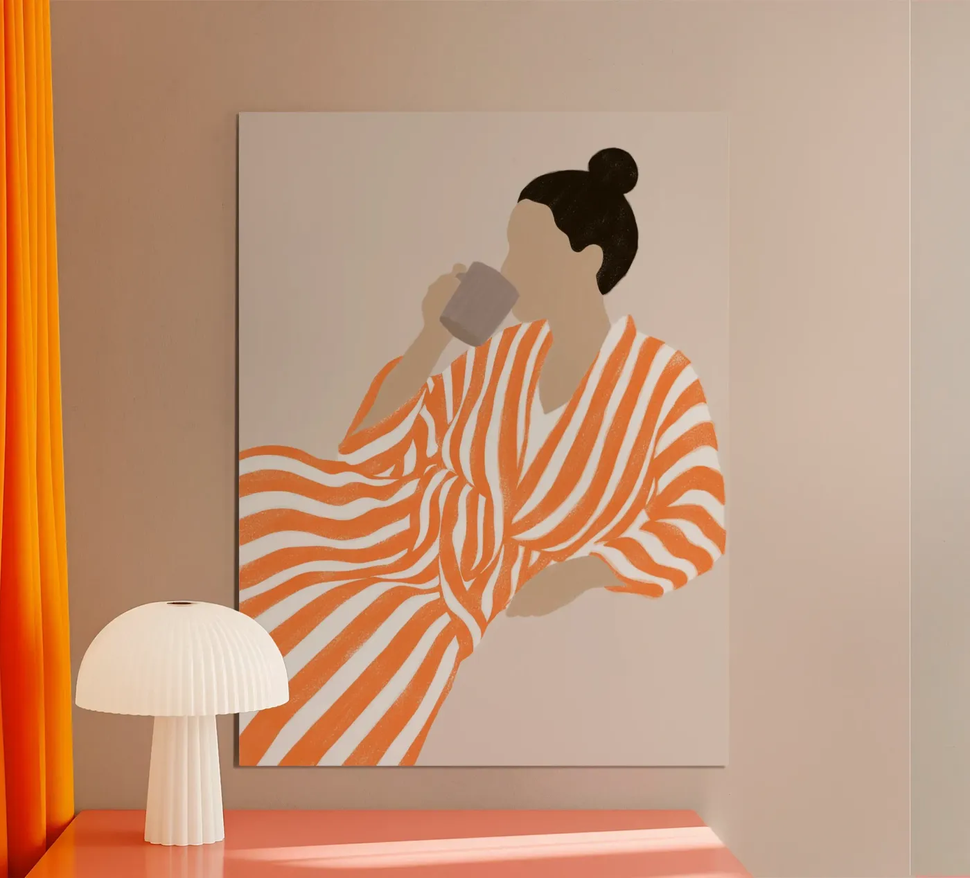 Coffee in Pose poster da artesutileco
