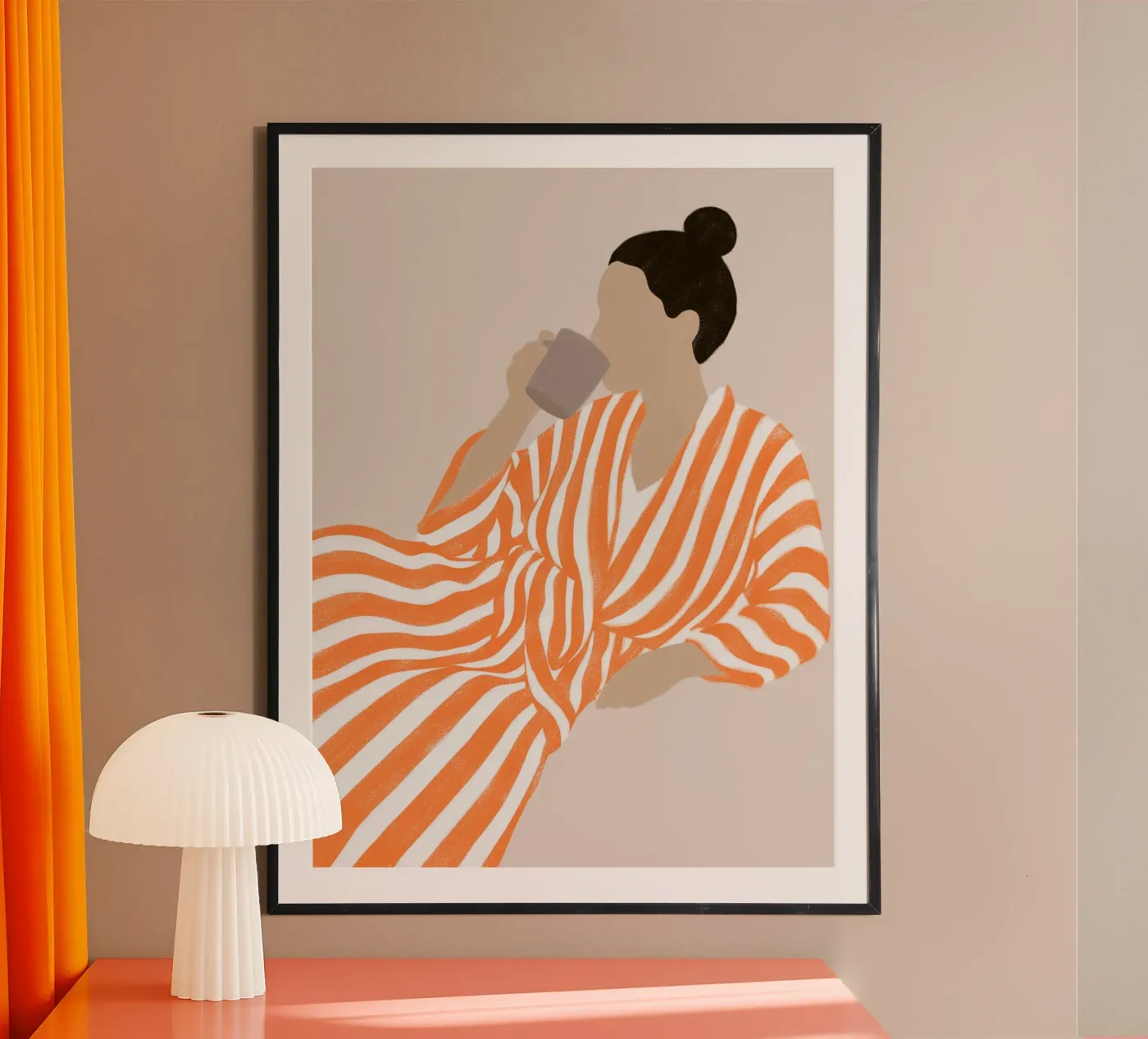 Coffee in Pose poster da artesutileco