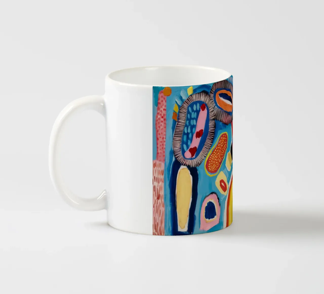 Ballo ovale ceruleo tazza in ceramica da Sublime Layers