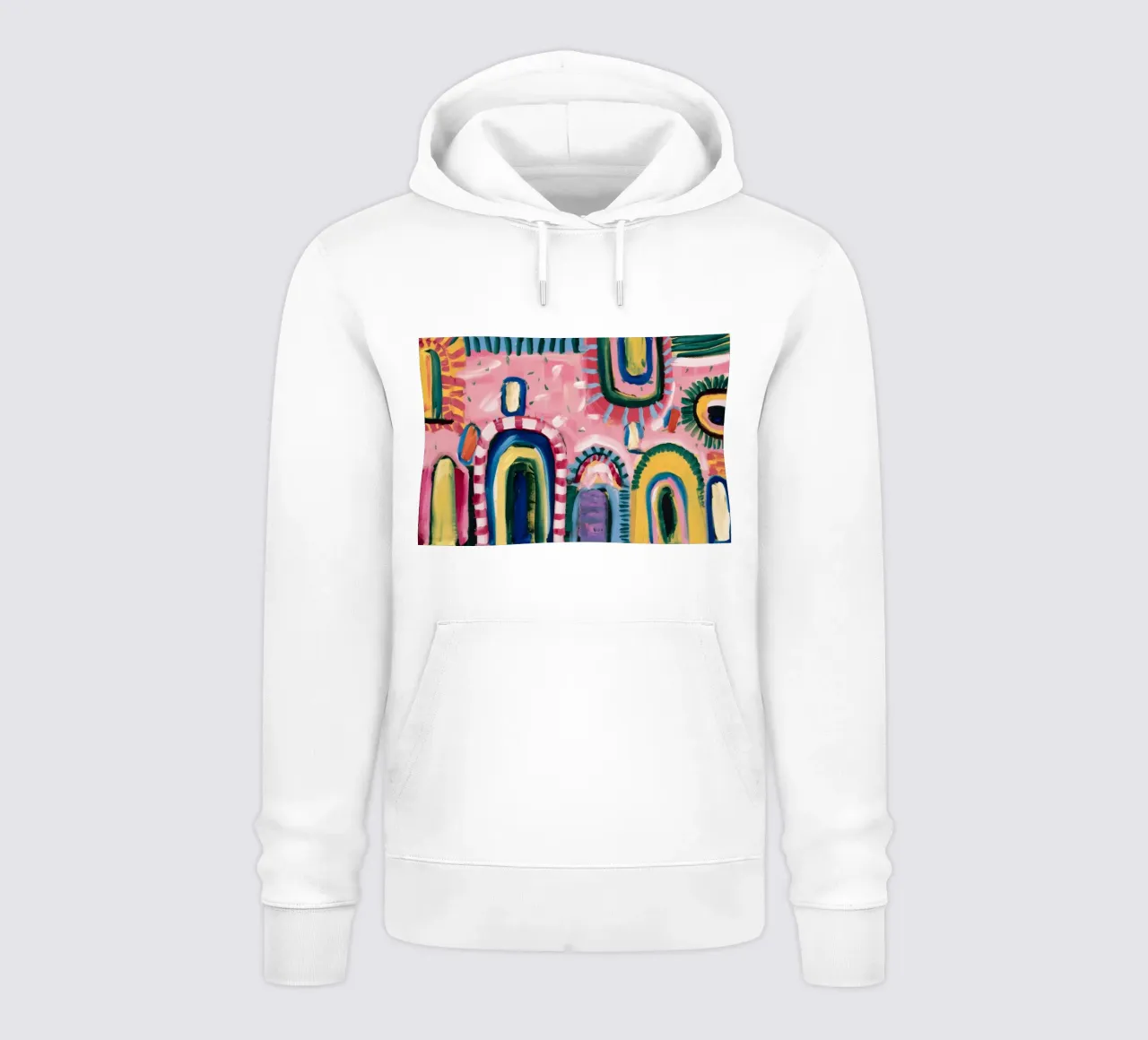 Ritmi dell'arco prismatico felpa con cappuccio da Sublime Layers