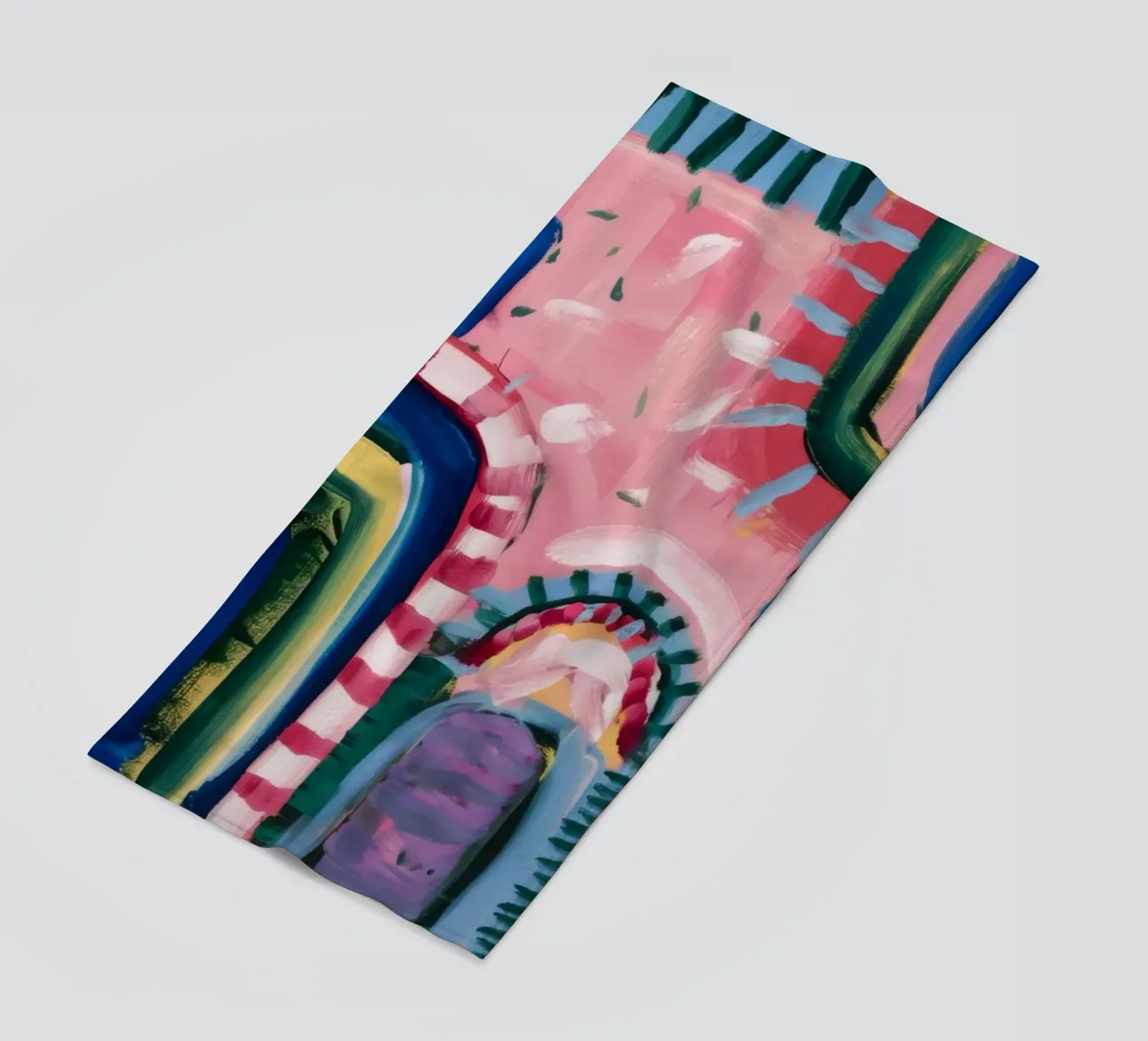 Prismatic Arch Rhythms beach towel by Sublime Layers