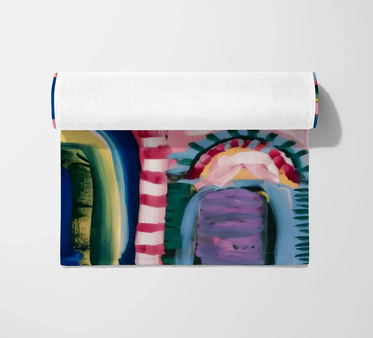 Prismatic Arch Rhythms beach towel by Sublime Layers