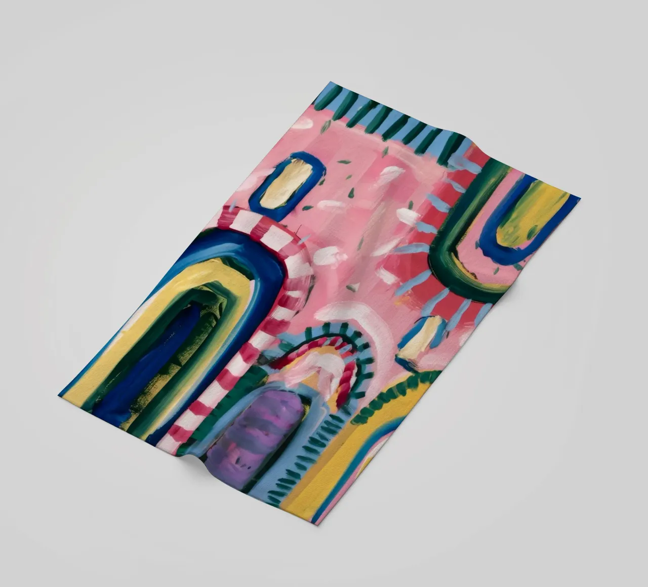 Prismatic Arch Rhythms beach towel by Sublime Layers