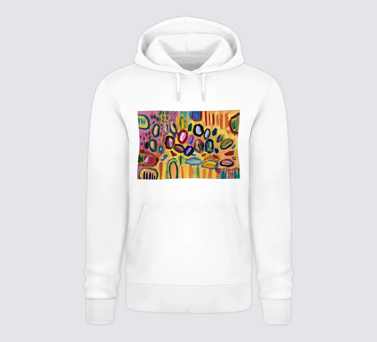 Modelli di boschetto ocra felpa con cappuccio da Sublime Layers