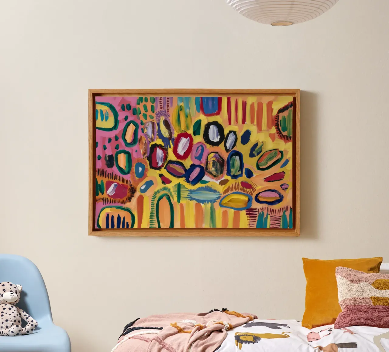 Ochre Grove Patterns canvas by Sublime Layers