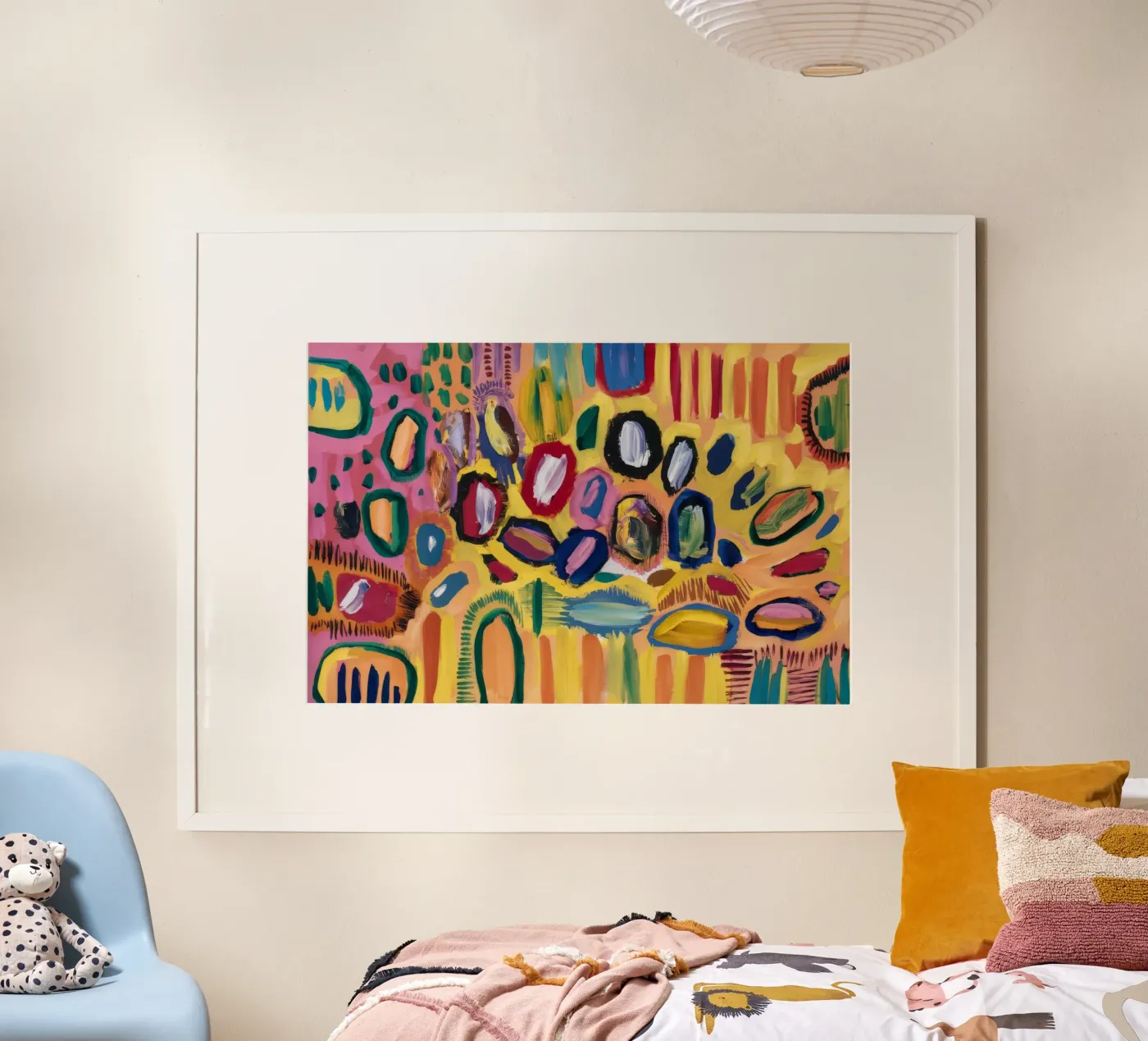 Ochre Grove Patterns poster by Sublime Layers