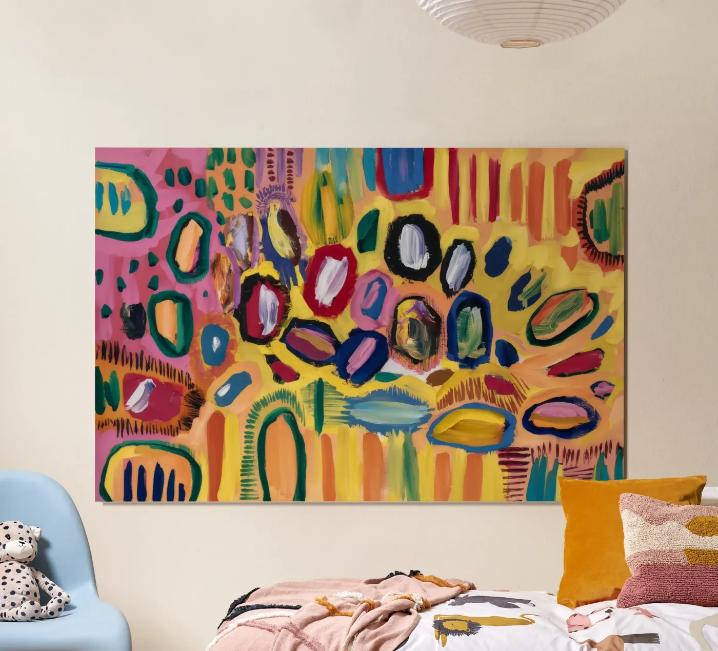 Ochre Grove Patterns poster by Sublime Layers