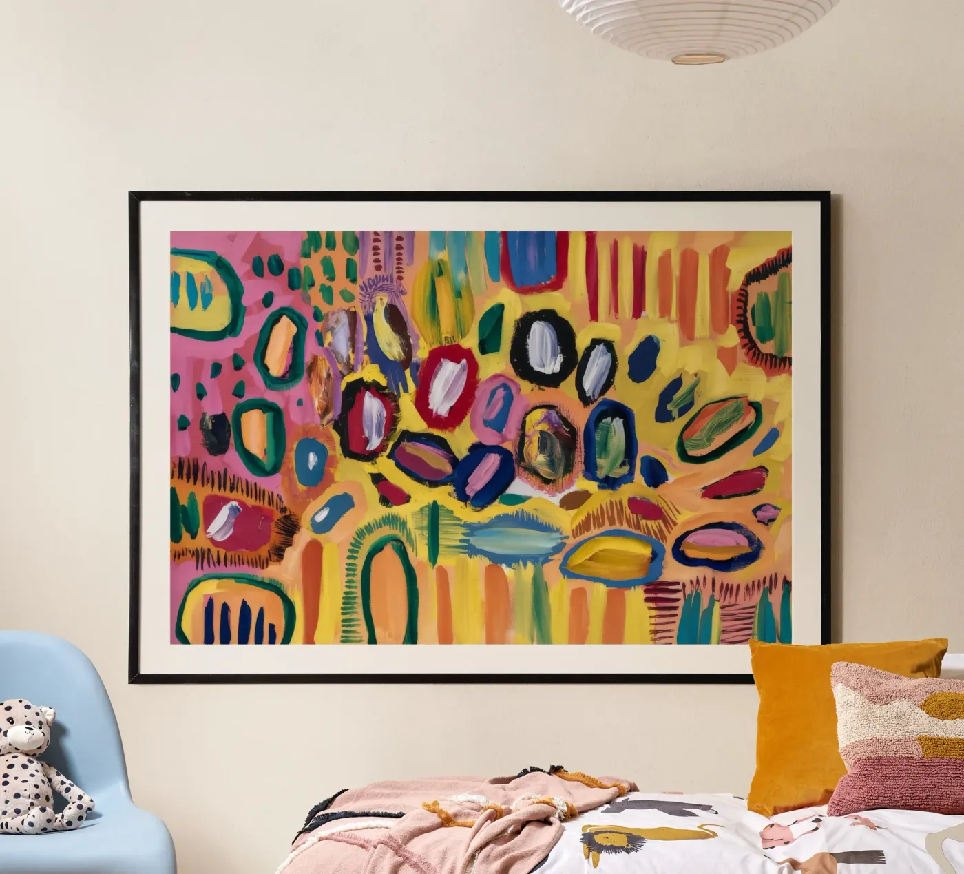 Ochre Grove Patterns poster by Sublime Layers