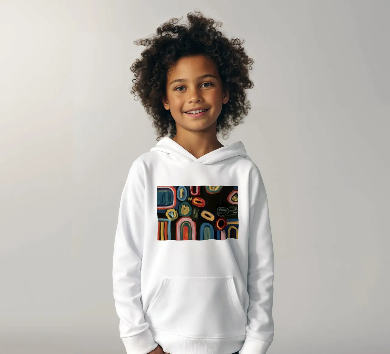 Nocturne Form Glow sudadera con capucha para niño de Sublime Layers