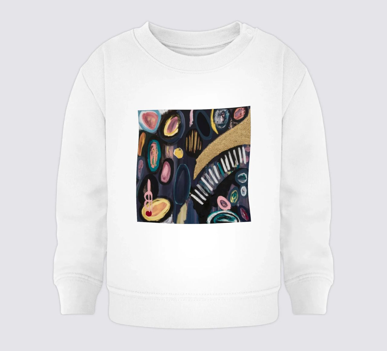 Linee della notte dorata felpa neonato da Sublime Layers