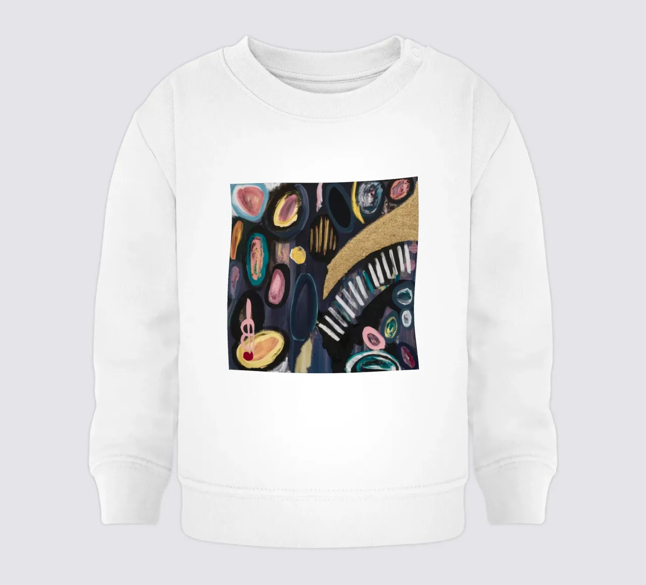 Linee della notte dorata felpa neonato da Sublime Layers