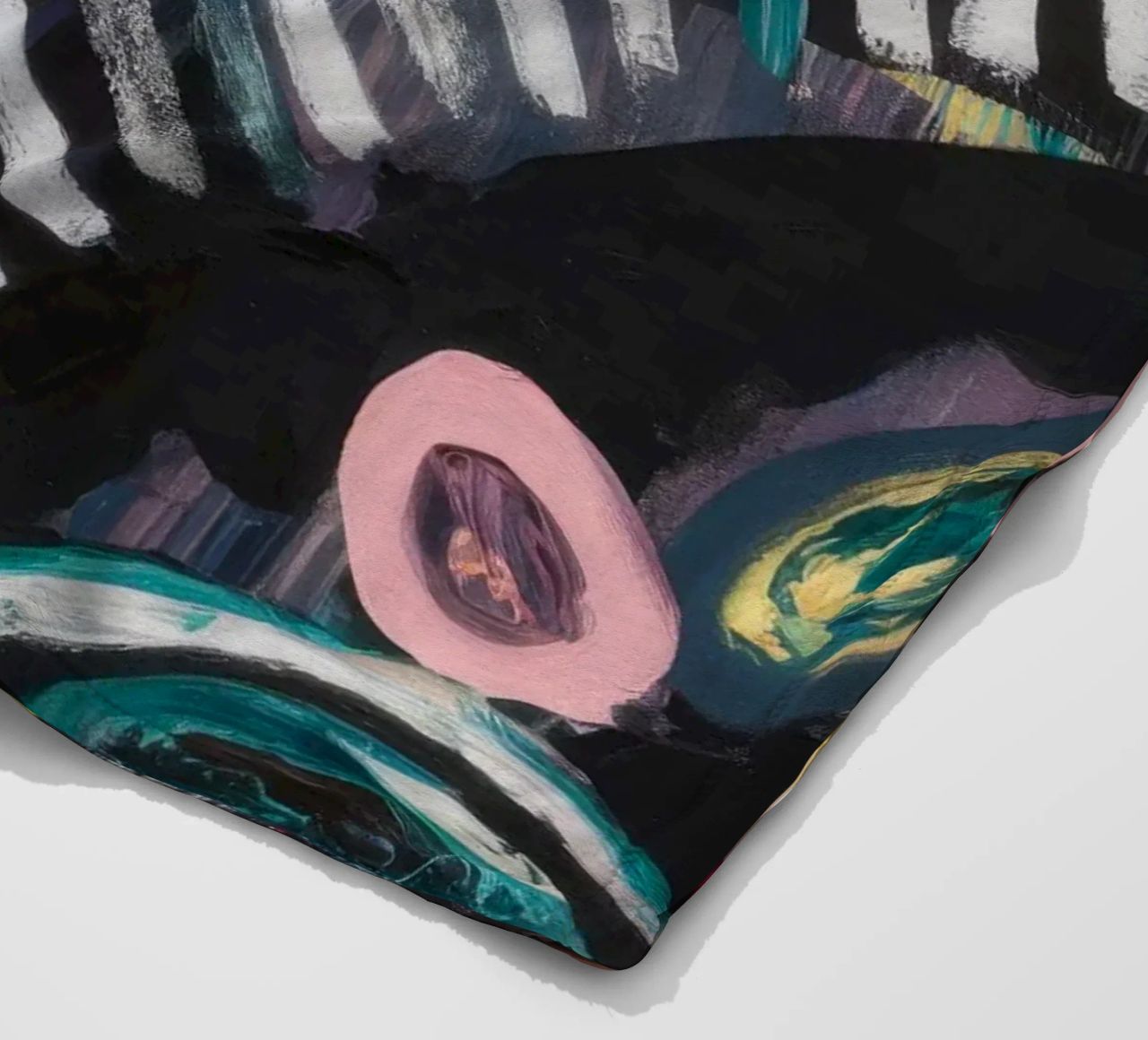 Linee della notte dorata coperta in pile da Sublime Layers