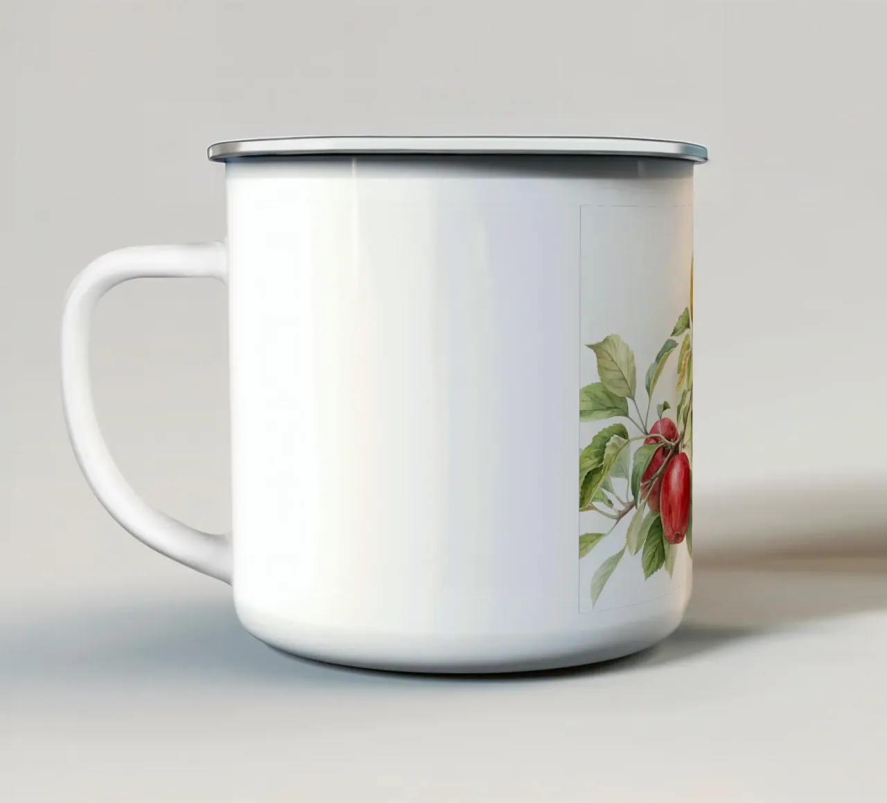 Mele tazza in smalto da Point and Art