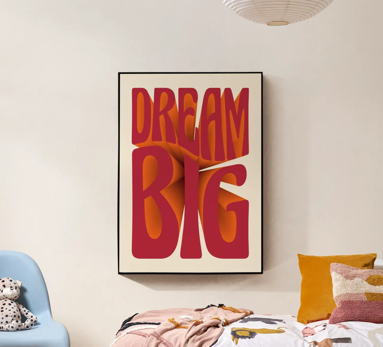 Dream Big plexiglass da artesutileco