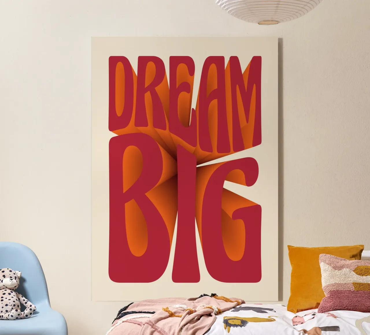 Dream Big plexiglass da artesutileco