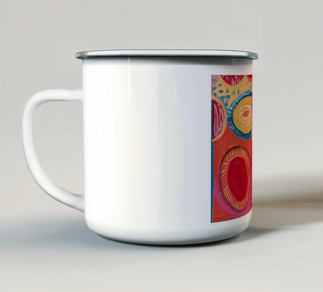 Coro dell'Arco Cremisi tazza in smalto da Sublime Layers