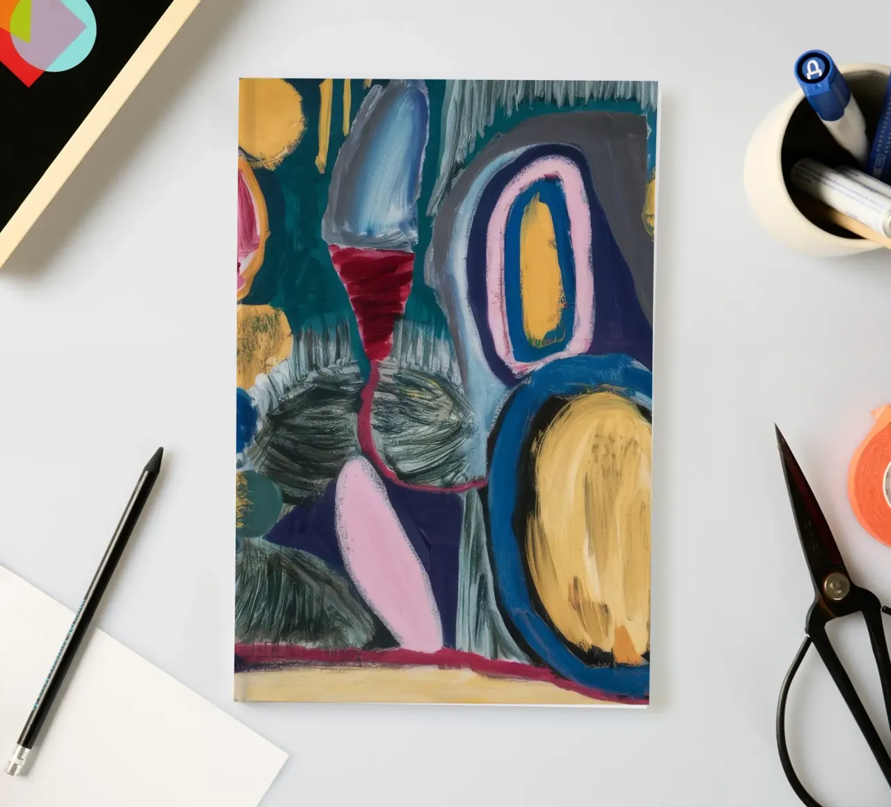 Labyrinthine Hue Maze notebook by Sublime Layers