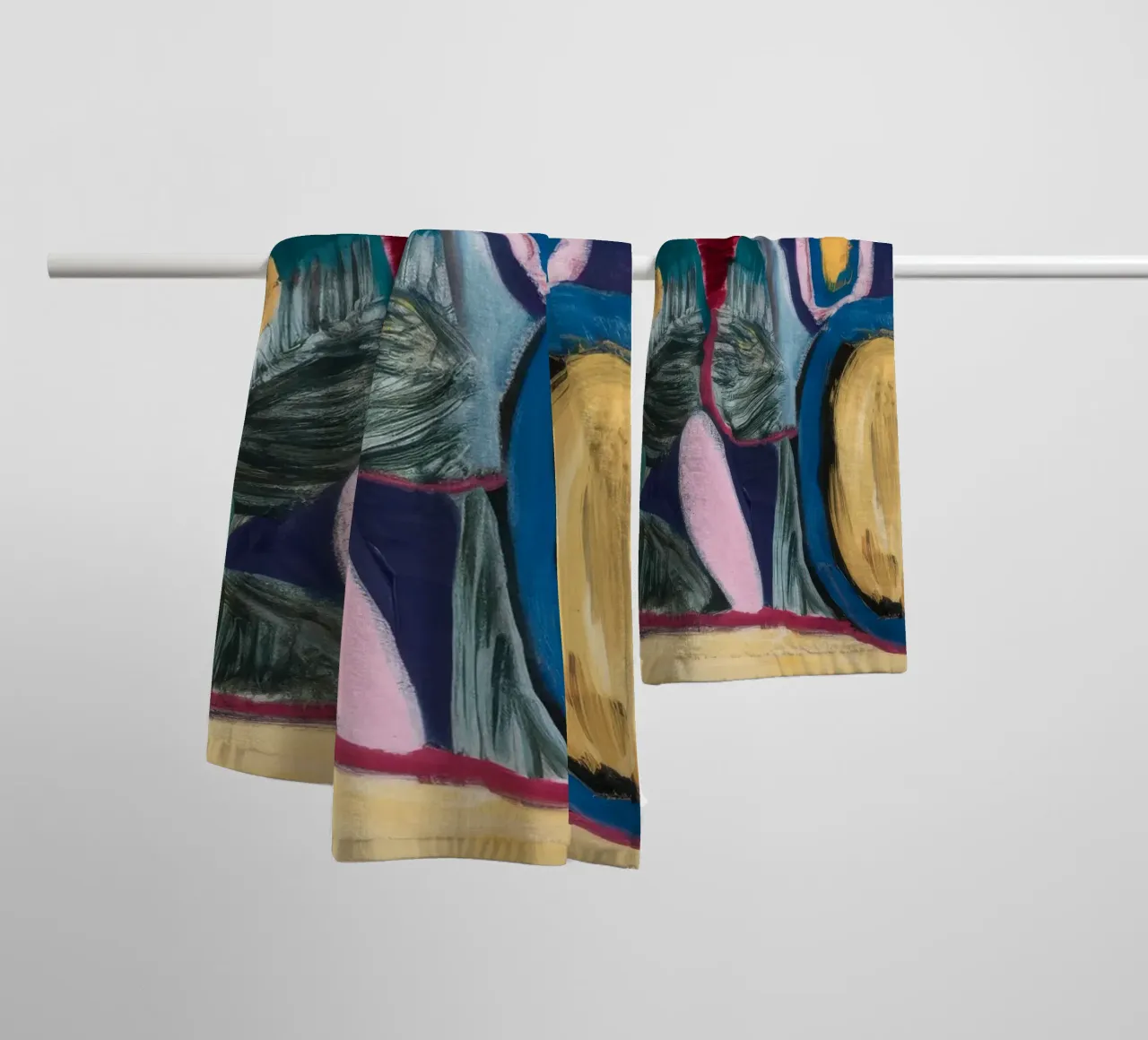 Labirinto di tinte asciugamano da bagno da Sublime Layers