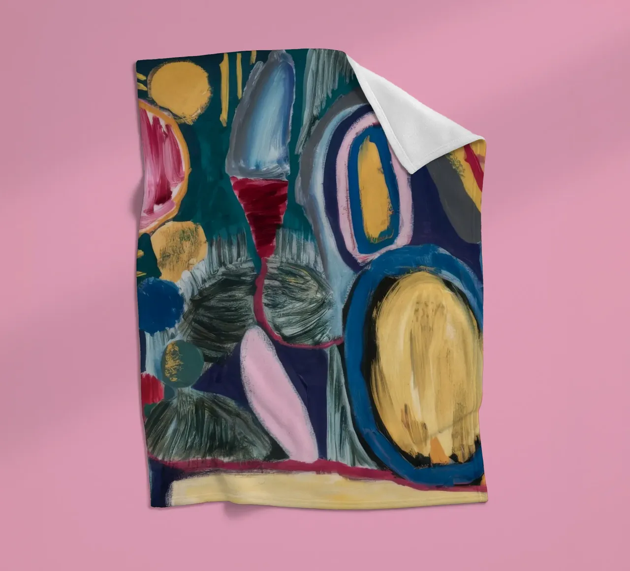 Labirinto di tinte coperta in pile da Sublime Layers
