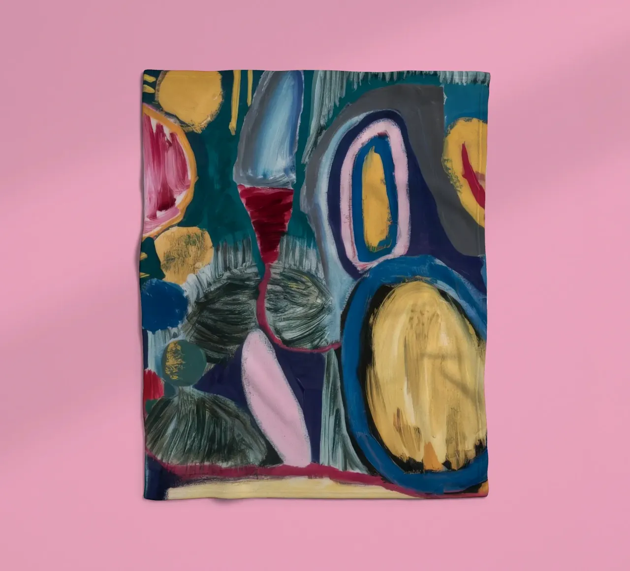 Labirinto di tinte coperta in pile da Sublime Layers