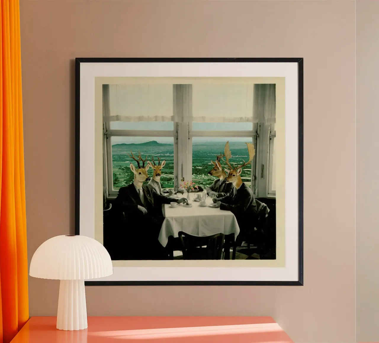 the gang poster con telaio in legno da Sammy Slabbinck