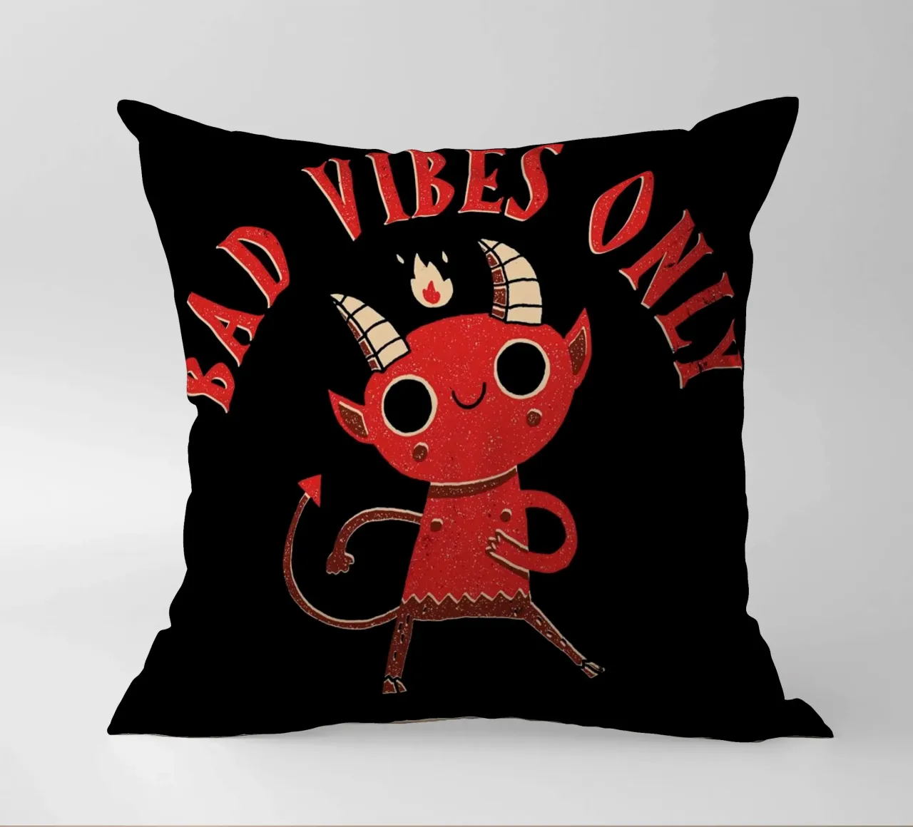 Bad Vibes Only Kissen von DinoMike