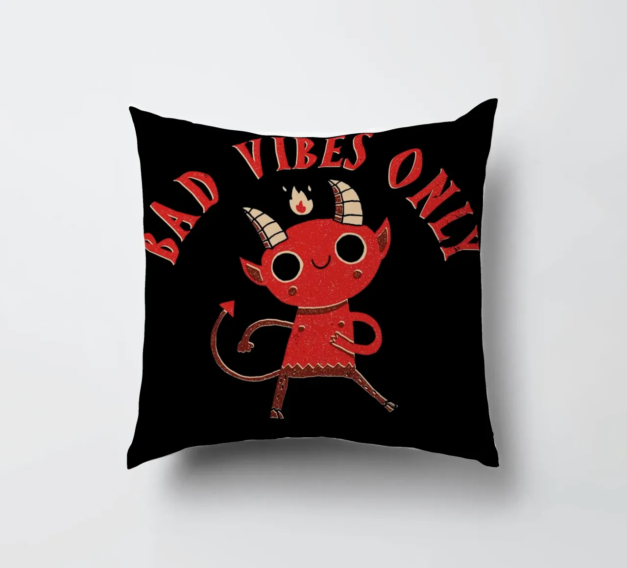 Bad Vibes Only cuscino da DinoMike