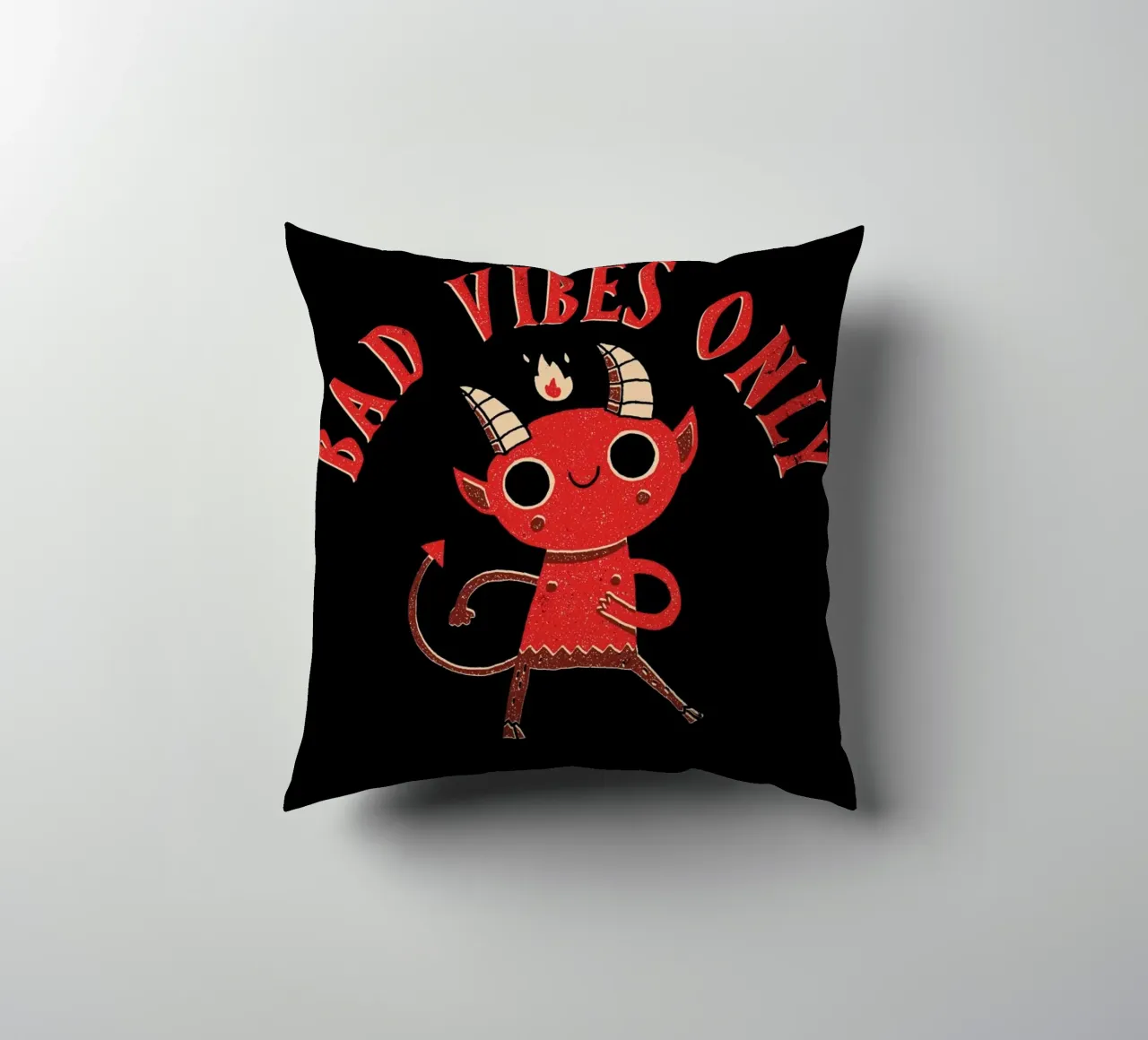 Bad Vibes Only Kissen von DinoMike