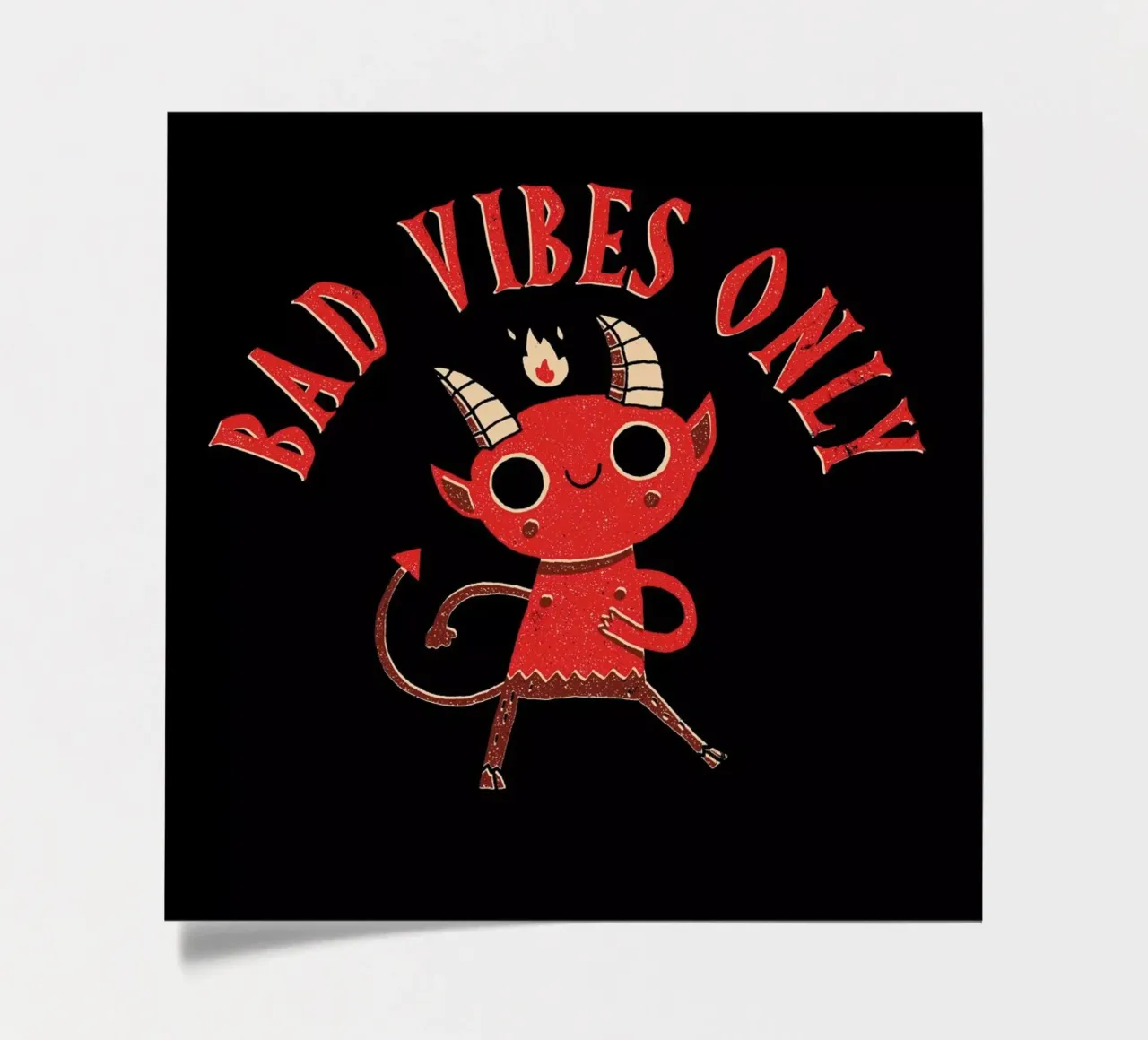 Bad Vibes Only foglio adesivo da DinoMike