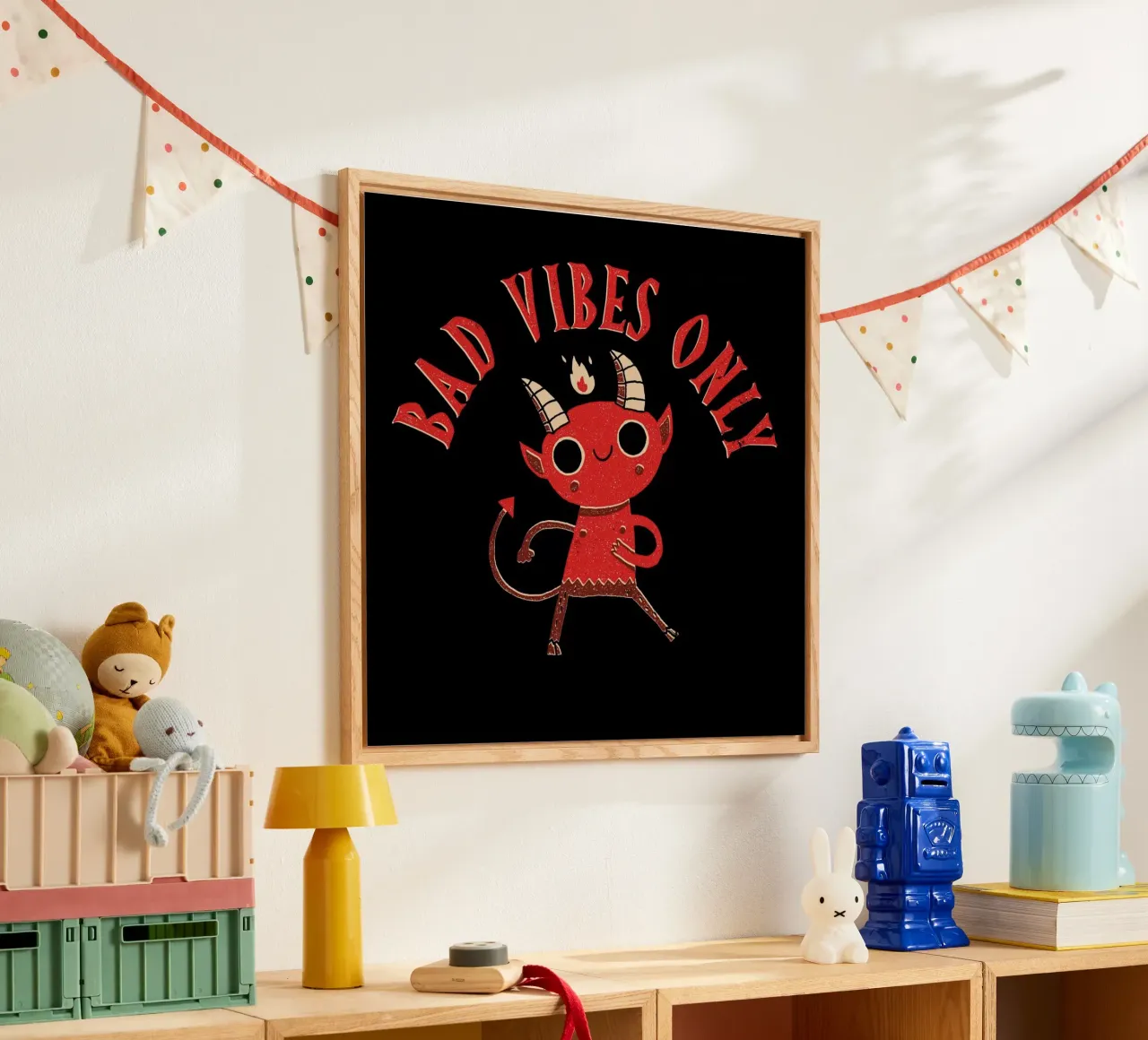 Bad Vibes Only Acryl-Glas von DinoMike