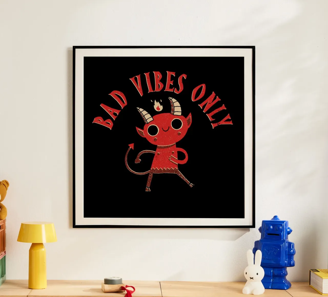 Bad Vibes Only carta hahnemühle da DinoMike