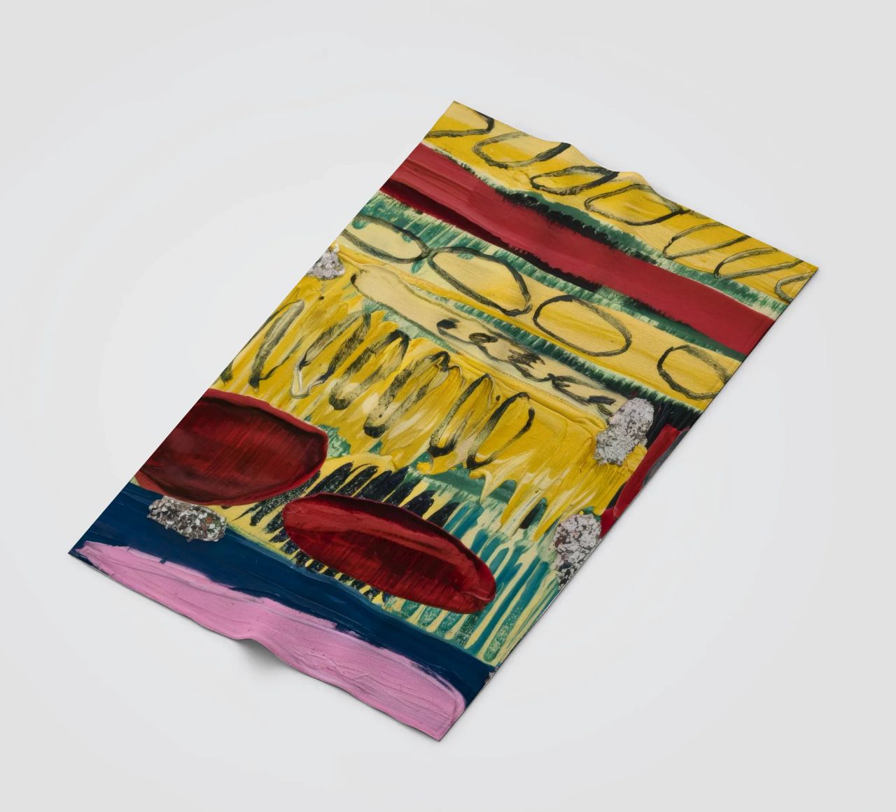 Tratti di terra ocra coperta in pile da Sublime Layers