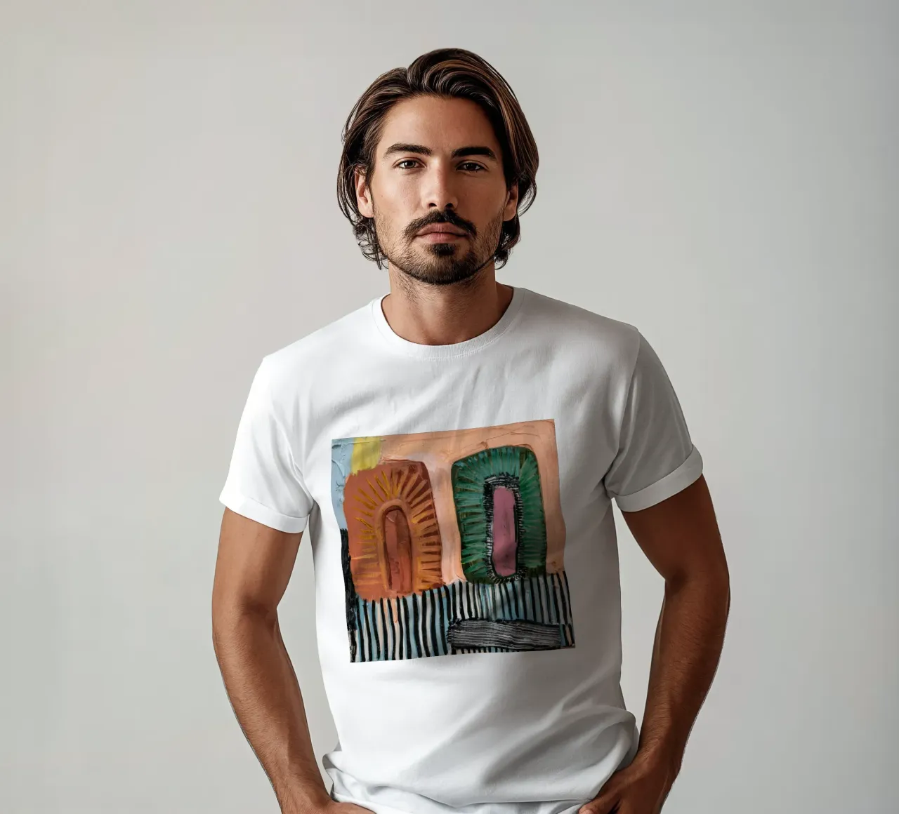 Ruscelli ad arco strutturati t-shirt da Sublime Layers