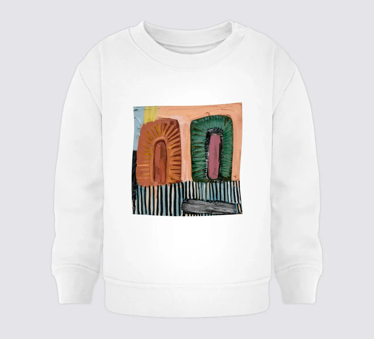 Arco con textura Streams sudadera de bebé de Sublime Layers